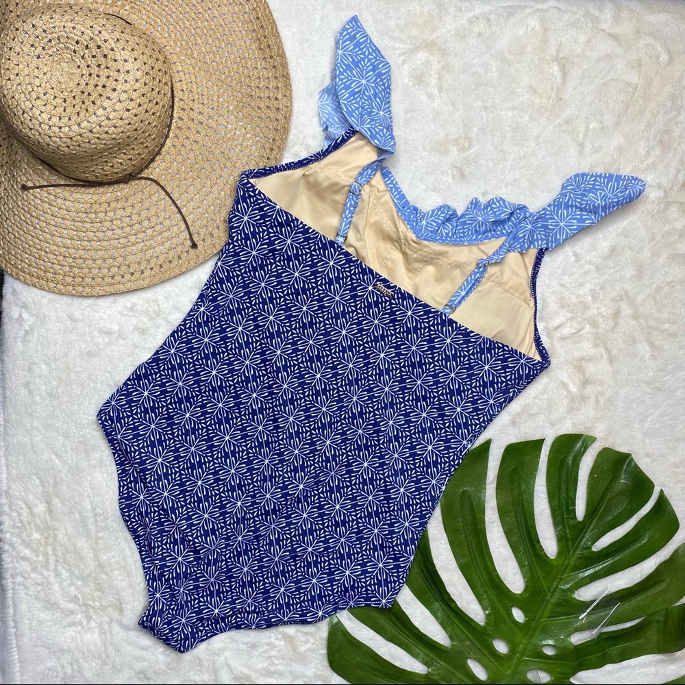COPY - Cabana Life West Indies Ruffle One Piece - Picture 6 of 10